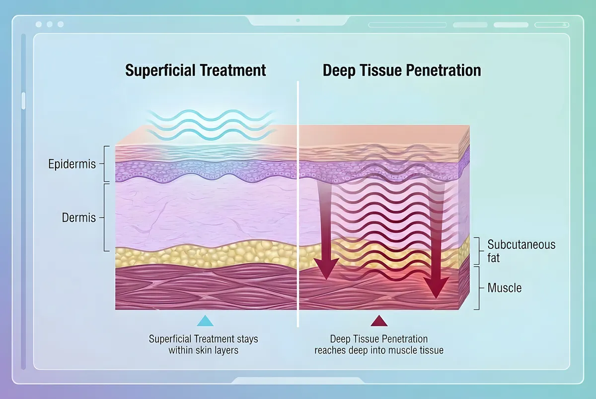 Shockwave Therapy Skin Penetration 01